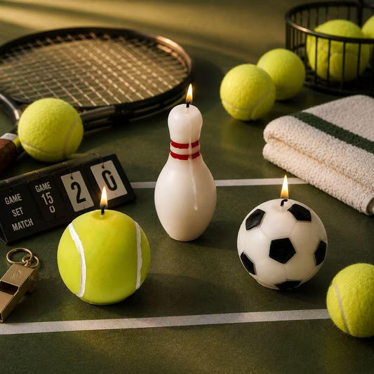 Handmade Tennis Ball Candle, Tennis Candle,Scented Sports Candle,Tennis Player Gift,Tennis Lover Gift,Tennis Coach Gift, Unique Sports Decor