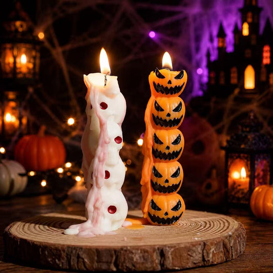Handmade Creepy Halloween Candle, Finger Candle, Skull Candle, Jack O Lantern Candle, Horror Decor, Spooky Season Gift, Gothic Home Decor