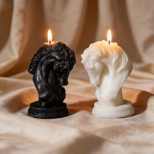 Horse Head Candle shown in a product photo.