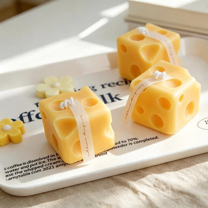 Alternate view of the cheese candle.