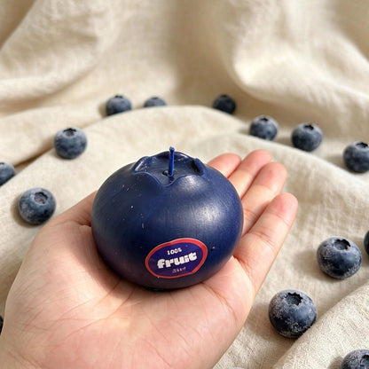 Alternate view of the blueberry candle.