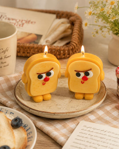 Toast Candle shown in a product photo.