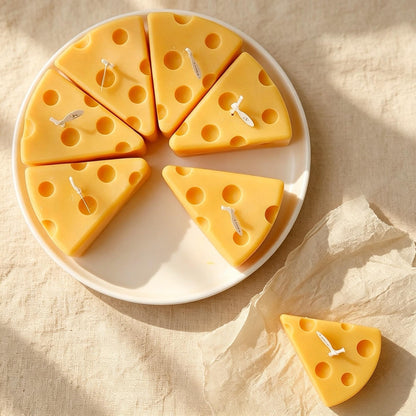 Alternate view of the cheese candle.