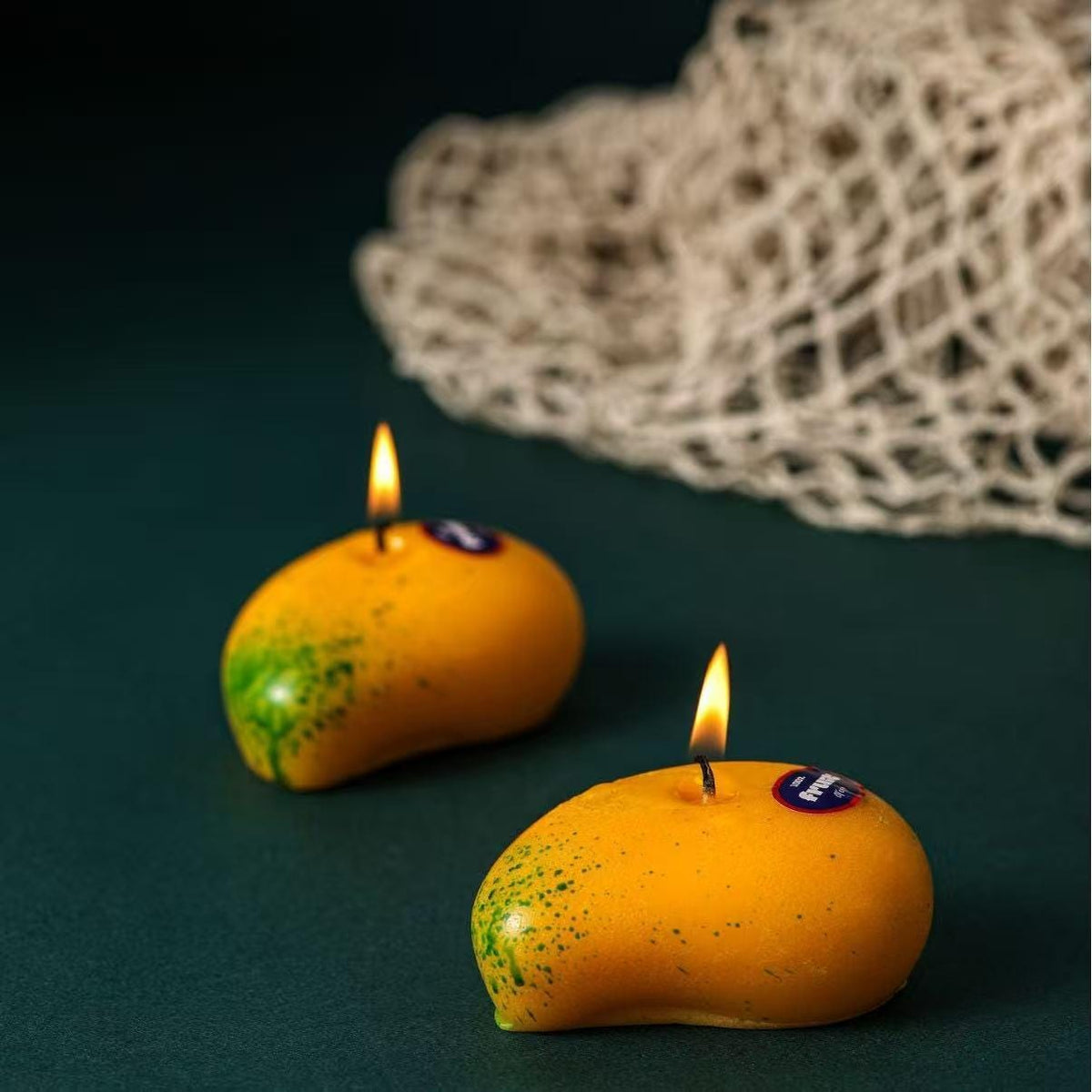 Handmade Mango Candle, Handmade Fruit Candle, Realistic Mango Candle, Tropical Home Decor, Unique Gift, Kitchen Deco，Tropical Mango Candle