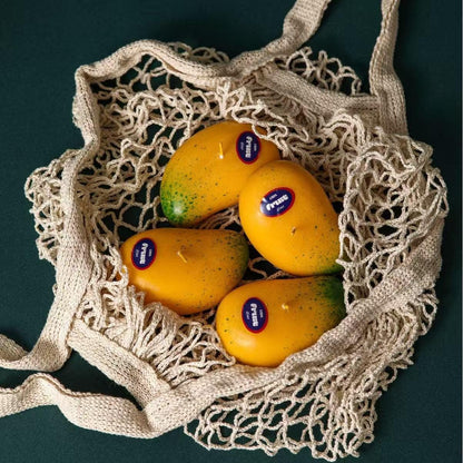 Handmade Mango Candle, Handmade Fruit Candle, Realistic Mango Candle, Tropical Home Decor, Unique Gift, Kitchen Deco，Tropical Mango Candle