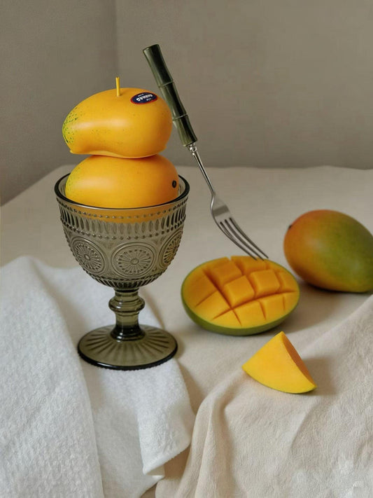 Handmade Mango Candle, Handmade Fruit Candle, Realistic Mango Candle, Tropical Home Decor, Unique Gift, Kitchen Deco，Tropical Mango Candle