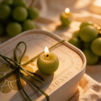 Handmade Grape Candle, Fruit Shaped Scented Candle, Realistic Grape Cluster Candle, Vineyard Decor, Unique Gift, Home Decor