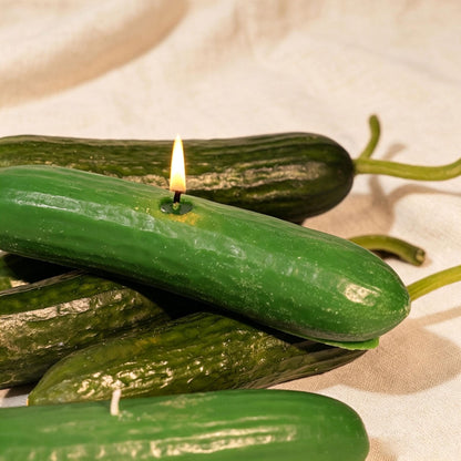 Handmade Cucumber Candles, RealisticVegetable Candle Collection,Farmer's Market Candle Set, Cottagecore Kitchen Decor,Kitchen Decor