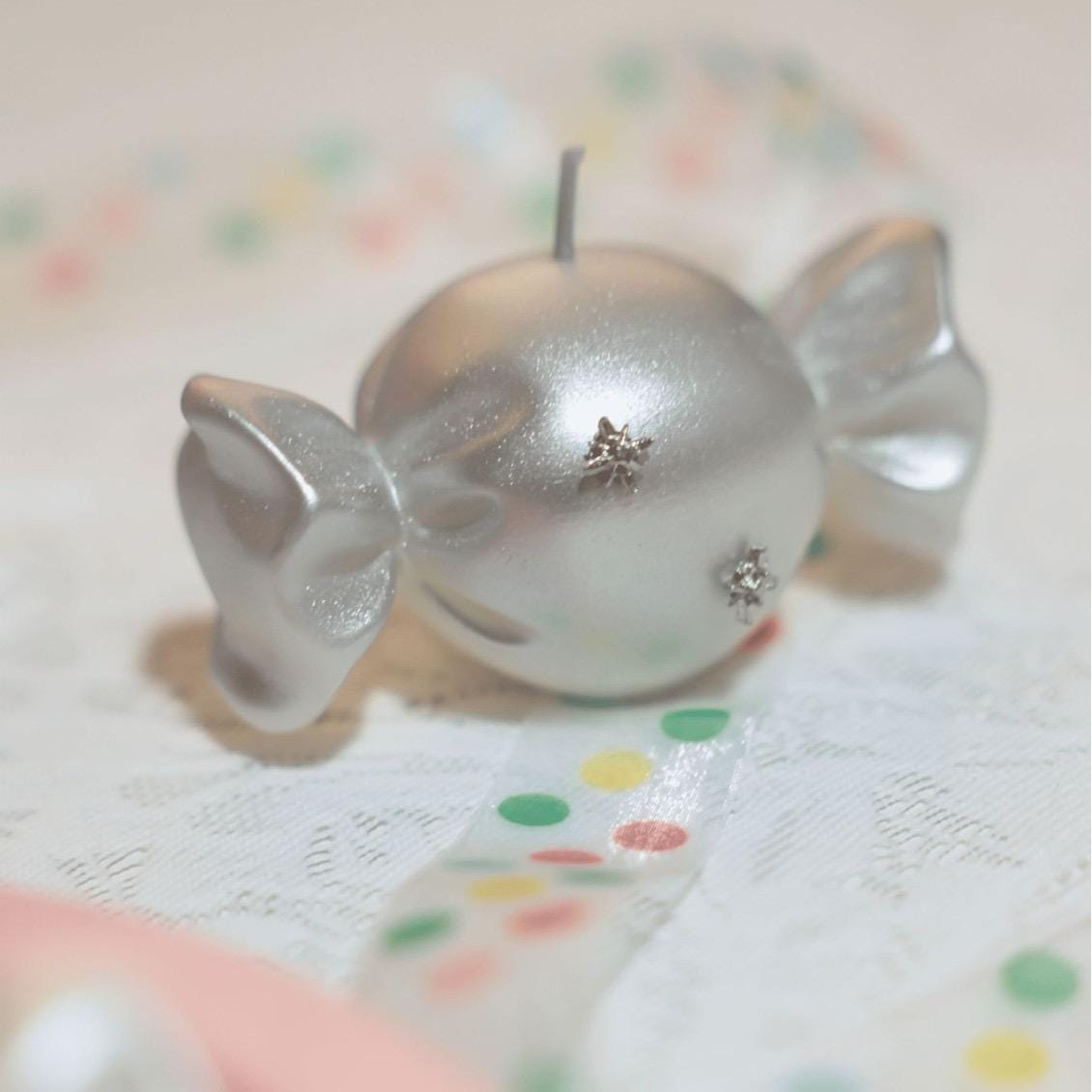 Handcrafted Candy Candle, Kawaii Soy Wax Candle, Cute Candy Decor, Pastel Room Decor, Coquette Aesthetic Candle, Handmade Gift,Y2K Aesthetic