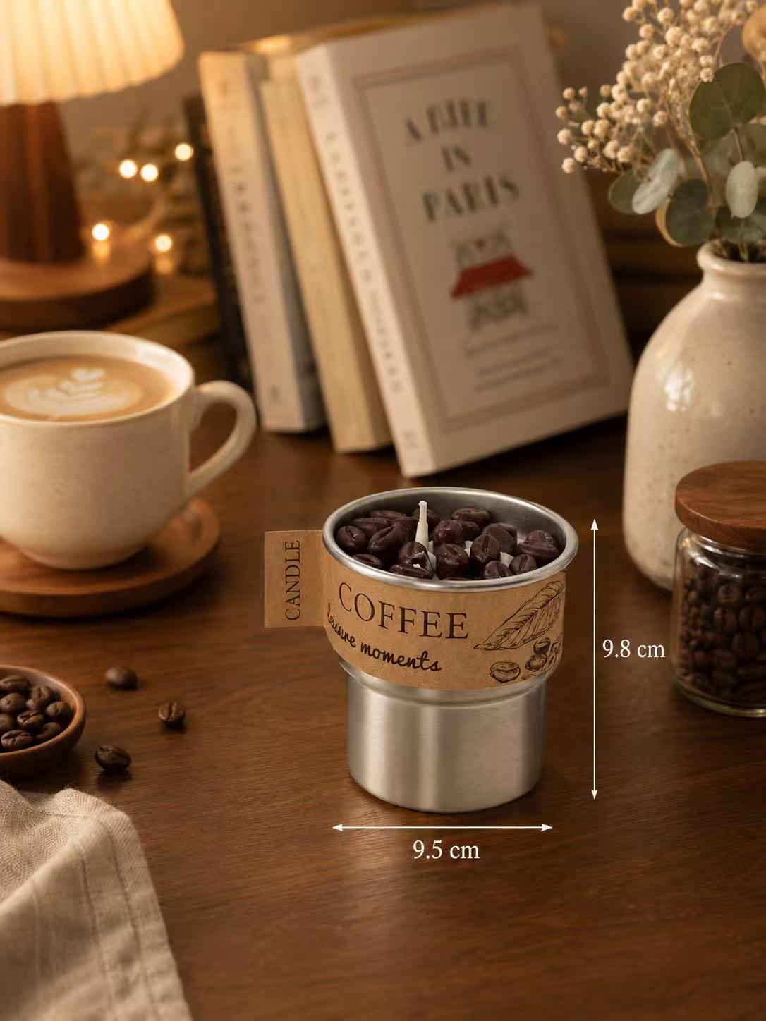 Handmade Coffee Candle, Cold Brew Candle,Coffee Bean Latte Candle,Fake Food Candle,Coffee Lover Gift,Coffee Bar Decor,Cafe Decor, Cafe Decor