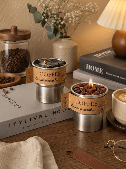 Handmade Coffee Candle, Cold Brew Candle,Coffee Bean Latte Candle,Fake Food Candle,Coffee Lover Gift,Coffee Bar Decor,Cafe Decor, Cafe Decor