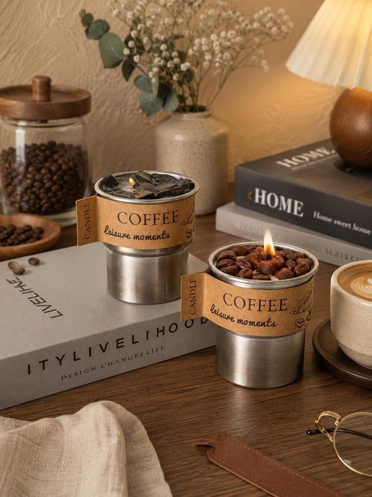 Handmade Coffee Candle, Cold Brew Candle,Coffee Bean Latte Candle,Fake Food Candle,Coffee Lover Gift,Coffee Bar Decor,Cafe Decor, Cafe Decor