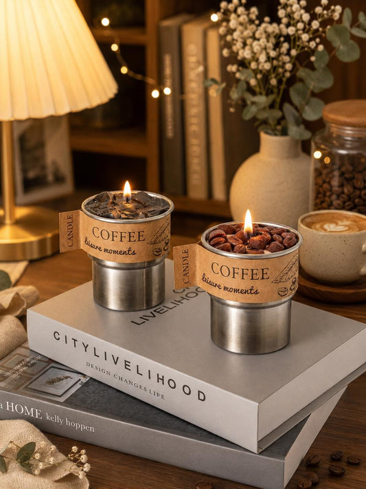 Handmade Coffee Candle, Cold Brew Candle,Coffee Bean Latte Candle,Fake Food Candle,Coffee Lover Gift,Coffee Bar Decor,Cafe Decor, Cafe Decor