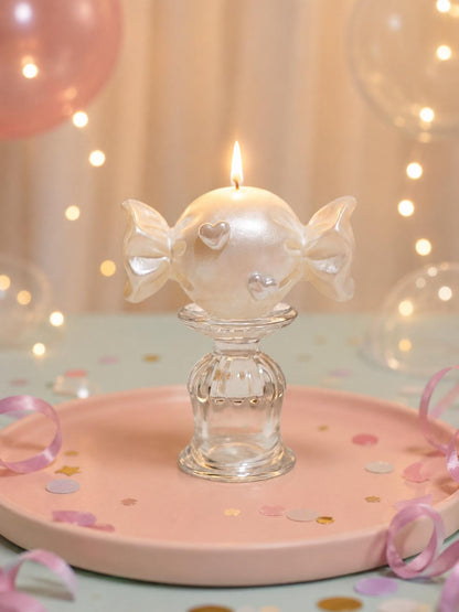 Handcrafted Candy Candle, Kawaii Soy Wax Candle, Cute Candy Decor, Pastel Room Decor, Coquette Aesthetic Candle, Handmade Gift,Y2K Aesthetic