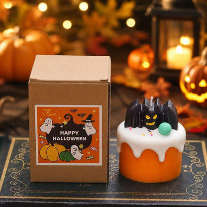 Handmade Halloween Candle, Cute Ghost Candle,Pumpkin Candle,Spooky Candle,Kawaii Halloween Decor, Halloween Gift,Fall Candle,Handmade Candle
