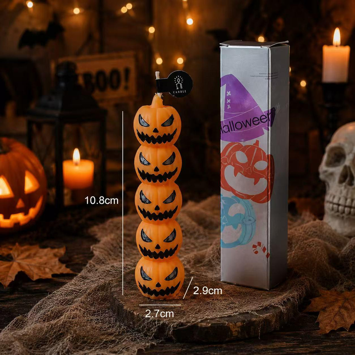 Handmade Creepy Halloween Candle, Finger Candle, Skull Candle, Jack O Lantern Candle, Horror Decor, Spooky Season Gift, Gothic Home Decor
