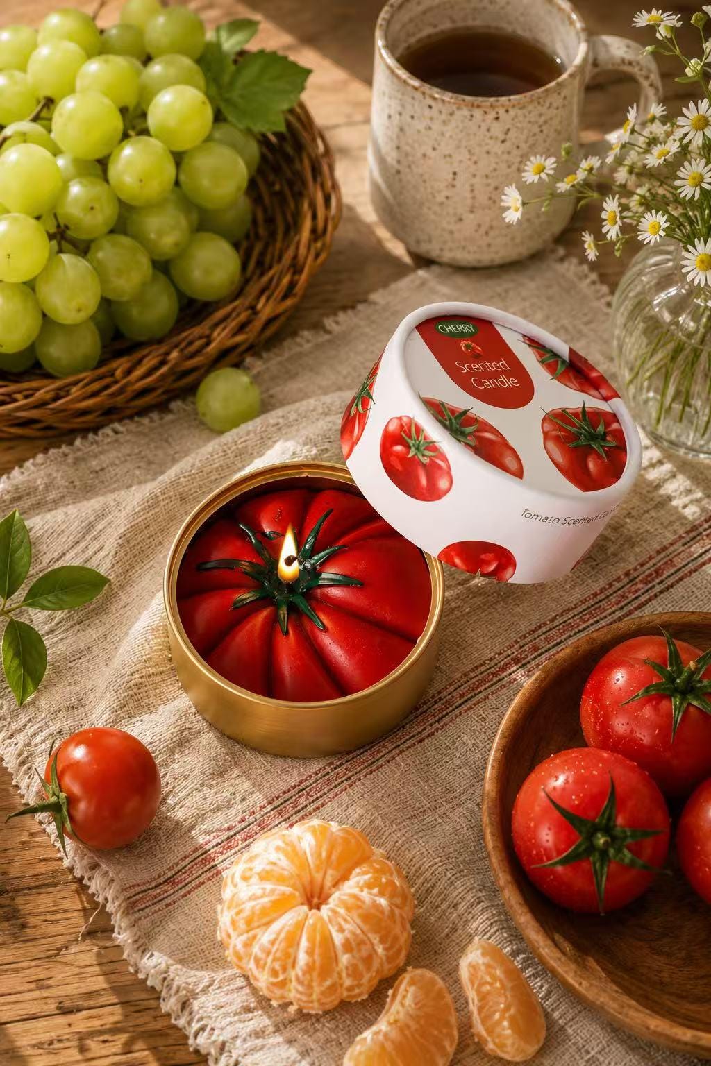 Handmade Food Can Candle, Realistic Food Candle, Fake Food Candle, Scented Tin Candle, Novelty Candle, Cute Kitchen Decor, Foodie Gift
