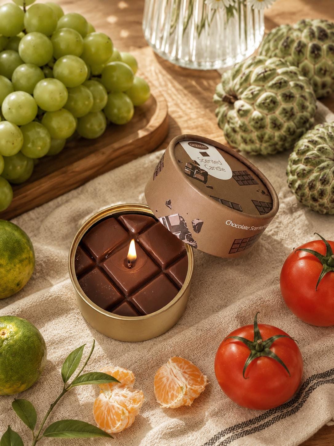 Handmade Food Can Candle, Realistic Food Candle, Fake Food Candle, Scented Tin Candle, Novelty Candle, Cute Kitchen Decor, Foodie Gift