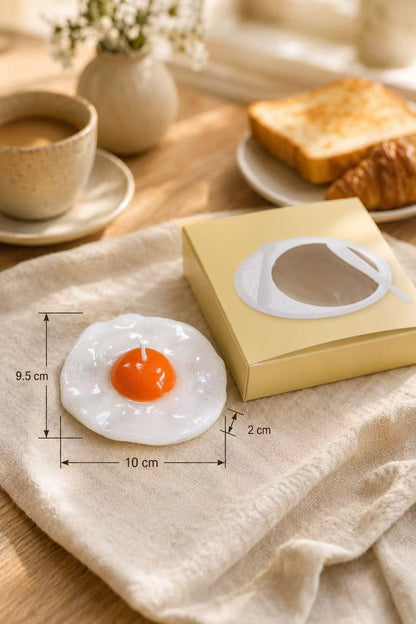 Handmade Fried Egg Candle, Realistic Food Candle,Fake Food Candle, Breakfast Candle,Cute Soy Wax Candle, Funny Kitchen Decor, Foodie Gift