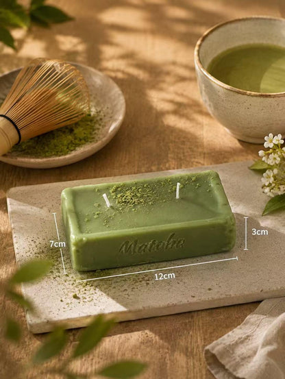 Handmade Butter Candle,Matcha Dessert Candle, Chocolate Tiramisu Candle,Realistic Food Decor,Fake Food Decor, Cute Kitchen Decor,Foodie Gift