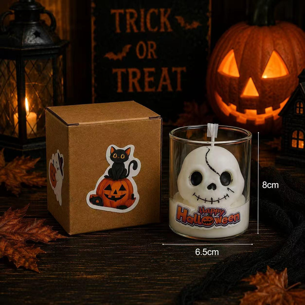 Handmade Halloween Candle, Cute Ghost Candle, Pumpkin Candle, Spooky Candle,Kawaii Halloween Decor, Scented Candle,Halloween Gift,Fall Decor