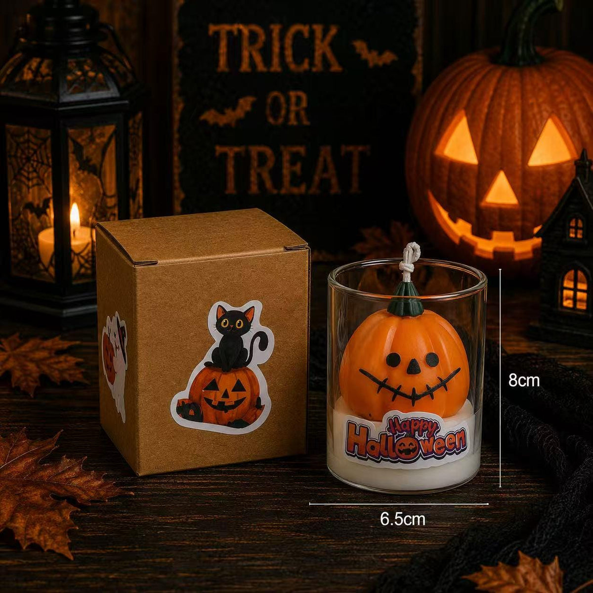 Handmade Halloween Candle, Cute Ghost Candle, Pumpkin Candle, Spooky Candle,Kawaii Halloween Decor, Scented Candle,Halloween Gift,Fall Decor