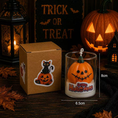 Handmade Halloween Candle, Cute Ghost Candle, Pumpkin Candle, Spooky Candle,Kawaii Halloween Decor, Scented Candle,Halloween Gift,Fall Decor