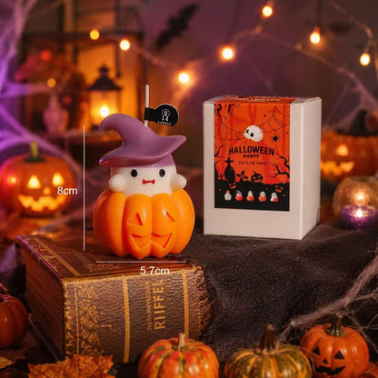 Handmade Halloween Ghost Candle,Cute Pumpkin Candle,Kawaii Spooky Candle,Ghost Decor,Halloween Gift, Scented Candle,Spooky Season Fall Decor