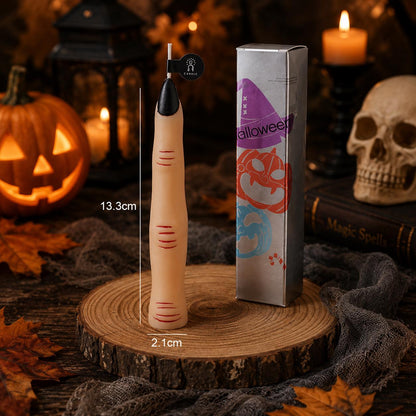 Handmade Creepy Halloween Candle, Finger Candle, Skull Candle, Jack O Lantern Candle, Horror Decor, Spooky Season Gift, Gothic Home Decor