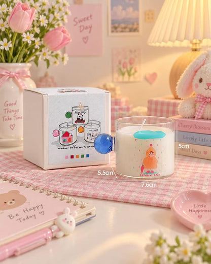 Cute Door Knob Scented Candle, Handmade Soy Wax Candle, Kawaii Animal Candle, Aesthetic Home Decor, Unique Birthday Gift, Housewarming Gift